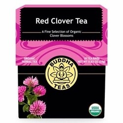 BUDDHA TEAS , Organic Red Clover Tea, BAG: 18