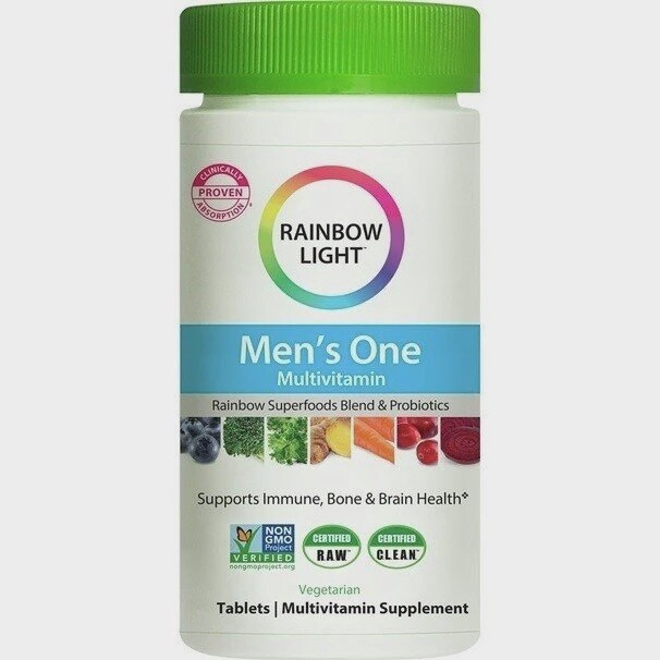 RAINBOW LIGHT , Men's One Non-GMO 60 Tablet, TABLET: 60