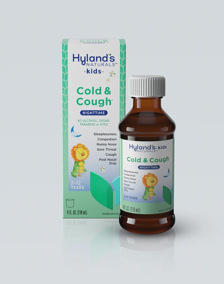 HYLANDS , Kids Cold & Cough Nighttime, Oz: 4fl oz