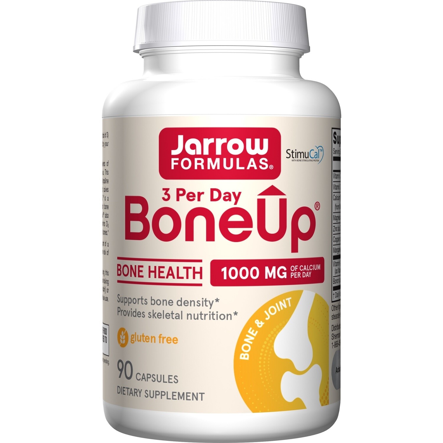 Jarrow , Boneup 3 Per-Day, 1,000 Mg, Size: 90