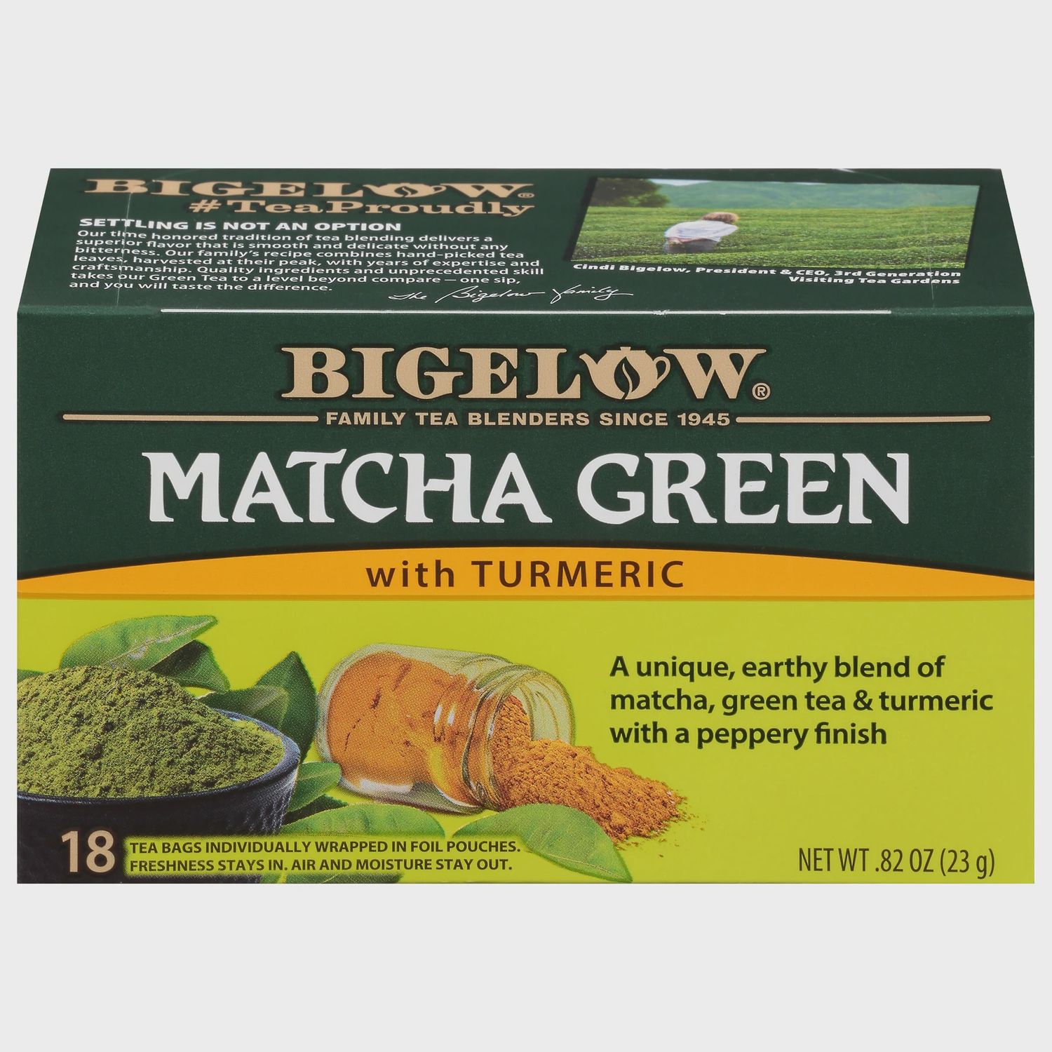 BIGELOW , Matcha Green Tea with Turmeric