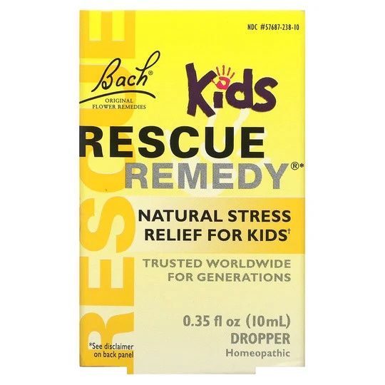 Bach Flower, Kids Rescue Remedy 0.35 Oz. Dropper