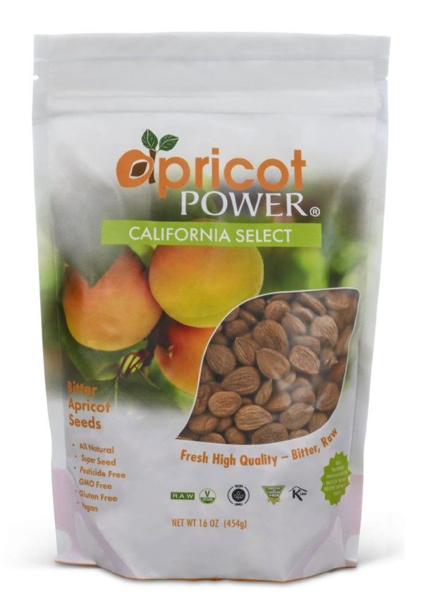 Apricot Power , California Bitter Raw Apricot Seeds