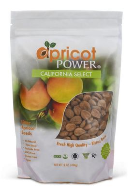 Apricot Power , California Bitter Raw Apricot Seeds