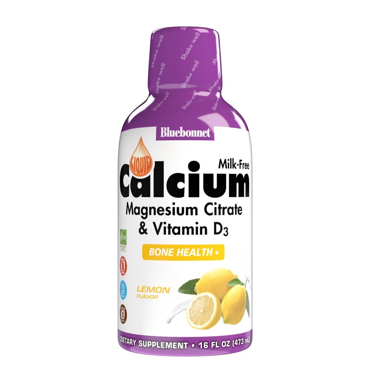 Bluebonnet Nutrition , Liquid Calcium Magnesium Citrate & Vitamin D3 Lemon Flavor