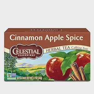 CELESTIAL SEASONINGS , Herbal Tea, Cinnamon Apple Spice, Caffeine Free
