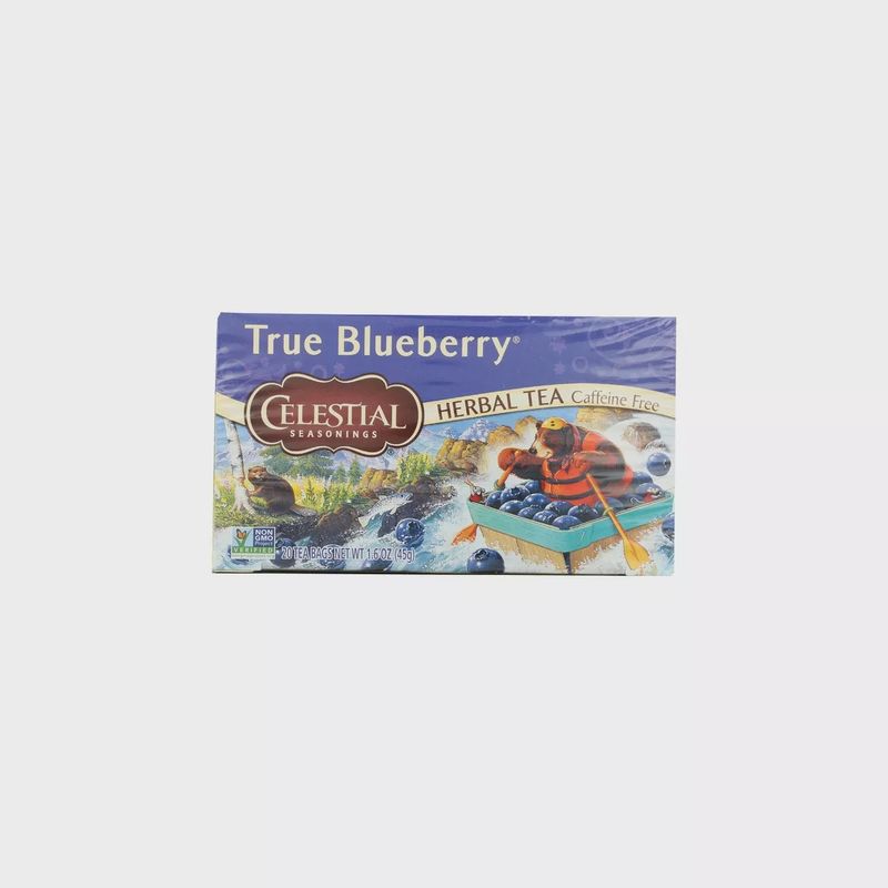 Celestial Seasonings, True Blueberry Tea 20 Tea bags Celestial Seasonings, True Blueberry Tea 20 Tea bags