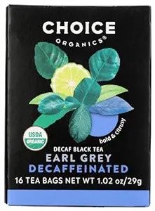 CHOICE ORGANIC TEA, Decaf Black Tea Earl Grey Decaffeinated