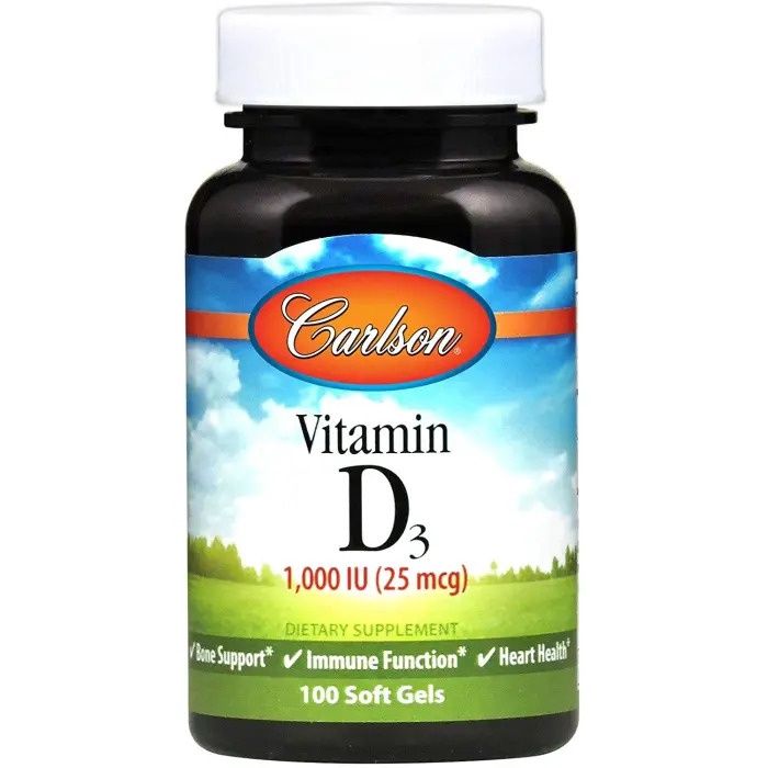 Carlson Laboratories , Vitamin D3, 25 Mcg (1,000 Iu)