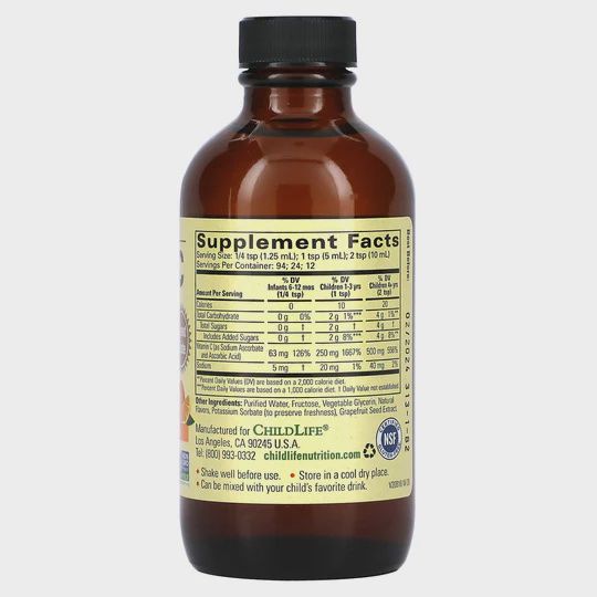 Childlife , Vitamin C , 4 Fl oz