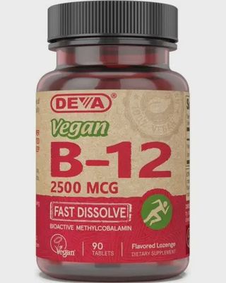 Deva, Vegan B-12 2,500Mcg 90 Tabs