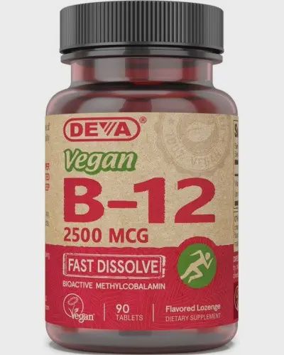 Deva, Vegan B-12 2,500Mcg 90 Tabs Deva, Vegan B-12 2,500Mcg 90 Tabs
