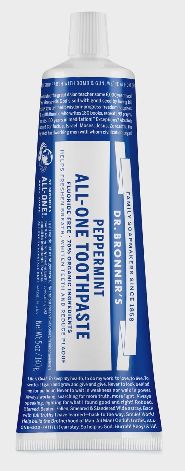 Dr Bronner , All-One Toothpaste- Peppermint