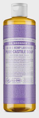 Dr Bronner , Castile Liquid Soap- Lavender Dr Bronner , Castile Liquid Soap- Lavender