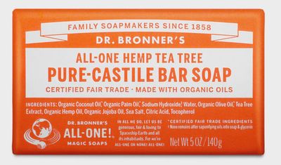 Dr Bronner , Pure Castile Soap Bar- Tea Tree