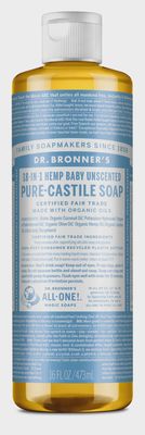 Dr Bronner , Castile Liquid Soap-Unscented Dr Bronner , Castile Liquid Soap-Unscented