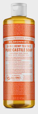Dr Bronner , Castile Liquid Soap- Tea Tree Dr Bronner , Castile Liquid Soap- Tea Tree