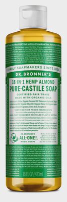 Dr Bronner , Castile Liquid Soap- Almond Dr Bronner , Castile Liquid Soap- Almond