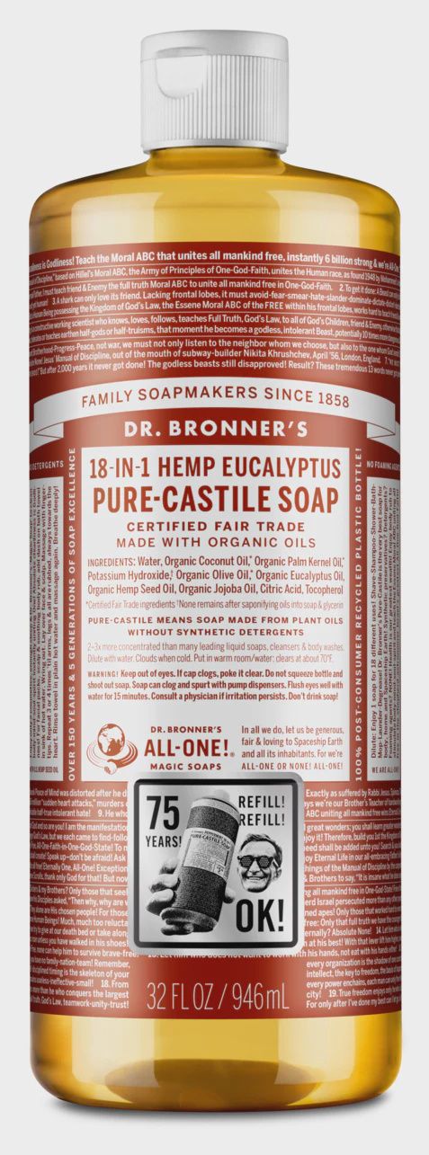 Dr Bronner , Eucalyptus - Pure-Castile Liquid Soap