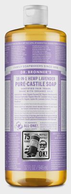 Dr Bronner , Lavender - Pure-Castile Liquid Soap Dr Bronner , Lavender - Pure-Castile Liquid Soap