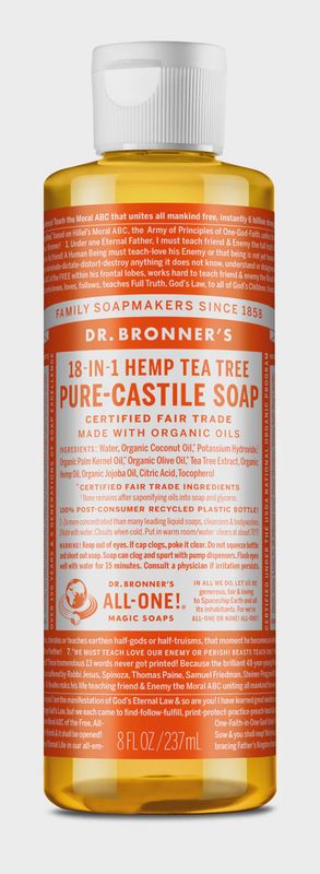 Dr Bronner , Tea Tree Pure Castile Liquid Soap Dr Bronner , Tea Tree Pure Castile Liquid Soap