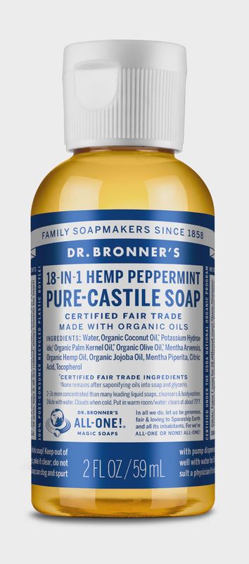 Dr Bronner , Peppermint - Pure Castile Liquid Soap