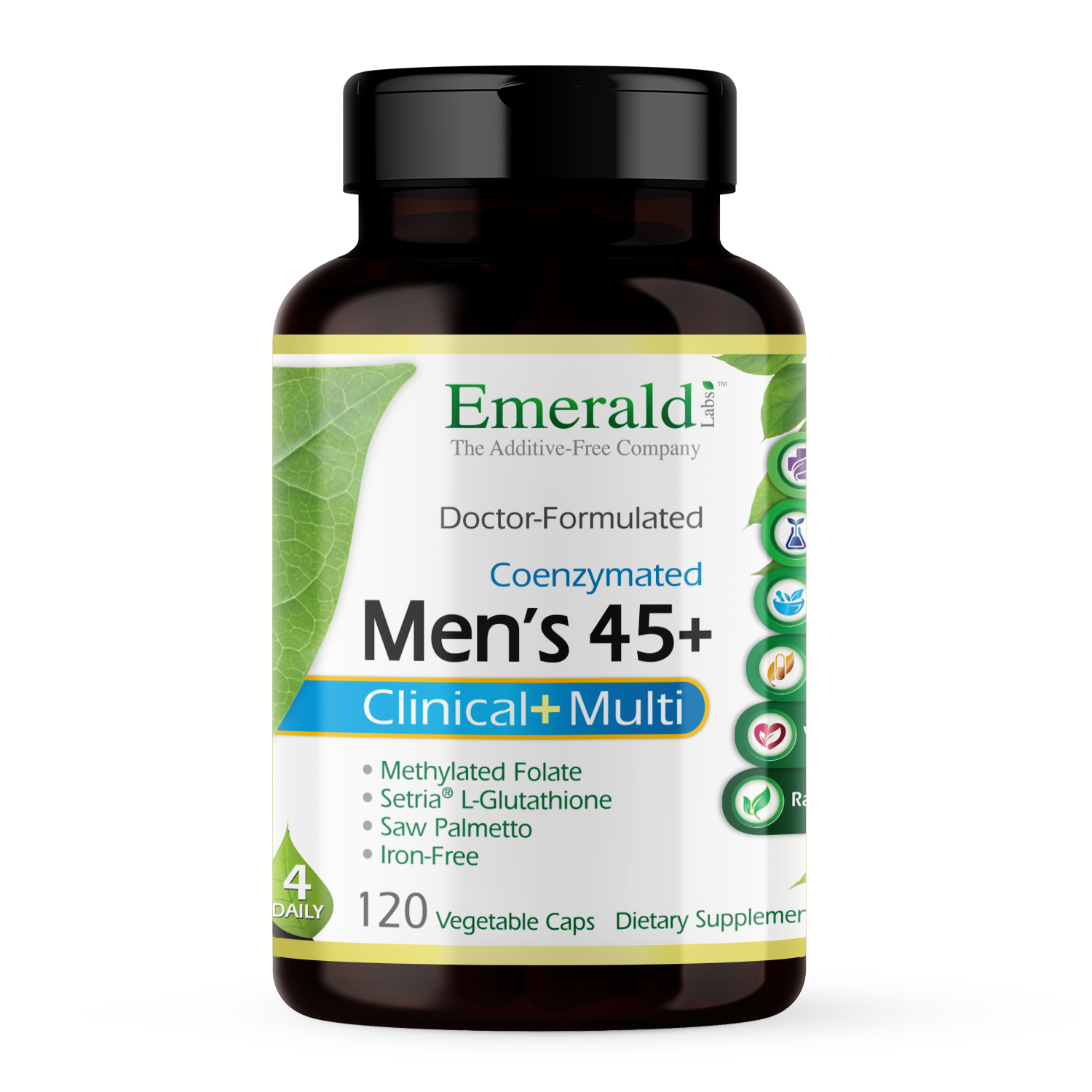 Emerald , Men's 45+ 1-Daily Multi + Setria L-Glutathione