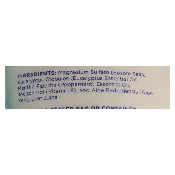 Epsoak , Salt Epsom Muscle Soak