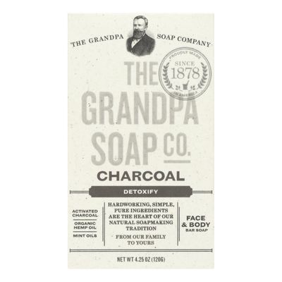 Grandpa Soap , Grandpa Soap - Charcoal Detoxify Grandpa Soap , Grandpa Soap - Charcoal Detoxify