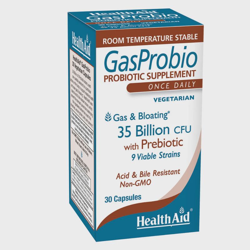 Health Aid, Gas Probio 35 Billion 30 Veg Caps