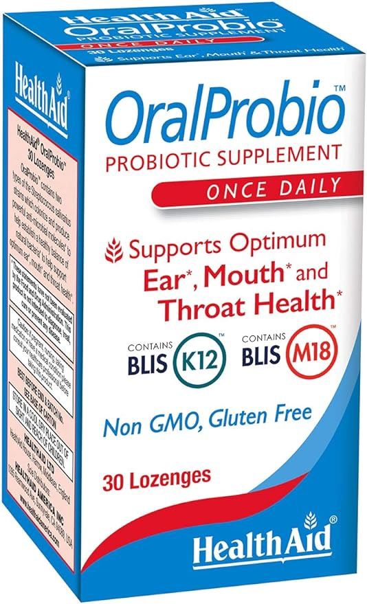 Health Aid, Oralprobio Ear, Mouth, & Throat Health 30 Lozenges