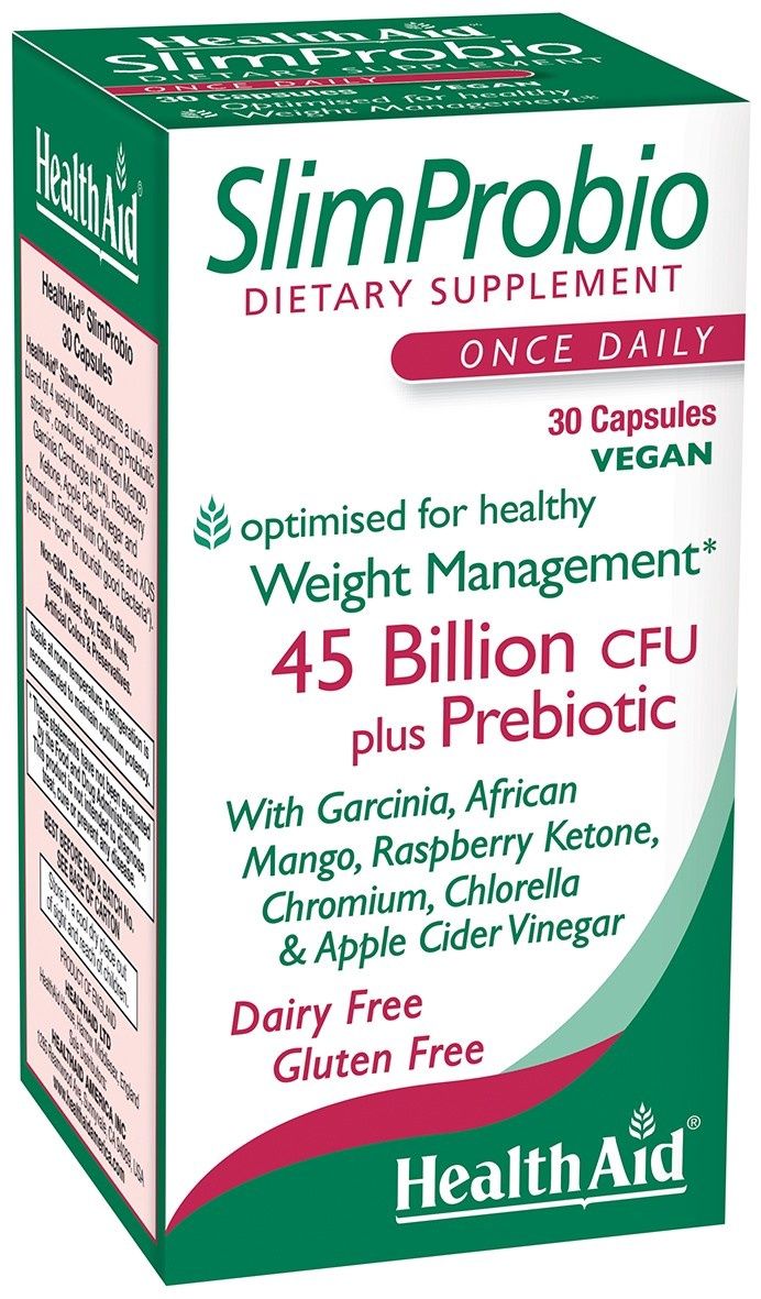 Health Aid, Slimprobio, 45 Billion Cfu, 30 Caps