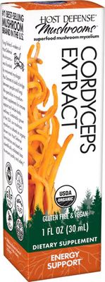 Host Defense, Cordyceps Extract Organic 1 Oz.
