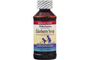 Herbs For Kids, Eldertussin Sugar Free Elderberry Syrup 4 Oz
