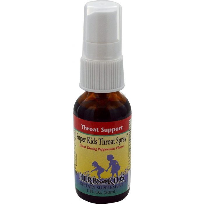 Herbs For Kids, Super Kids Throat Spray 1 Oz.