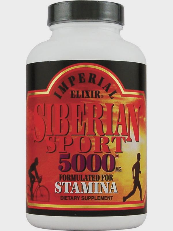 Imperial Elixir Ginseng , Siberian Eleuthero Sport 5000 90 Capsules