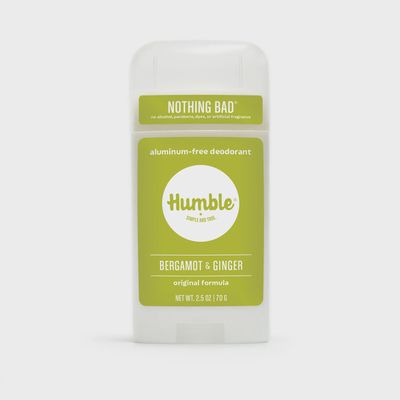 Humble, Bergamot & Ginger Vegan & Sensitive Skin Deodorant 2.5 Oz.