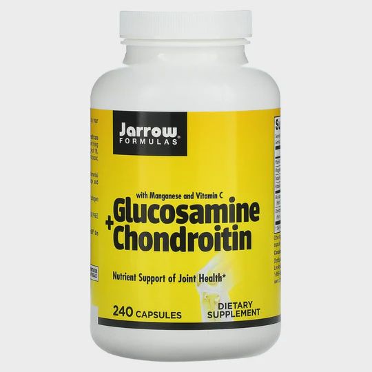 Jarrow , Glucosamine + Chondroitin 240 Caps