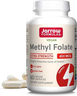 Jarrow, Methyl Folate 400 Mcg. 60 Veg Caps Jarrow, Methyl Folate 400 Mcg. 60 Veg Caps