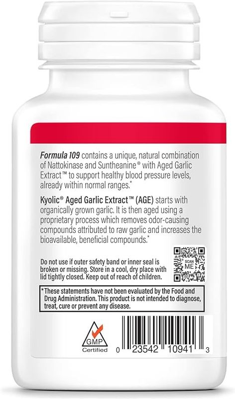 Kyolic , Kyolic Formula 109 Blood Pressure