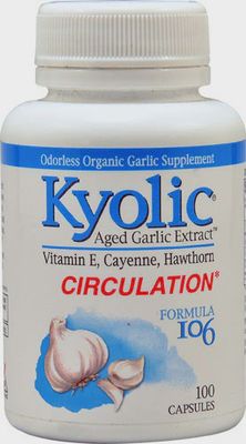 Kyolic , Kyolic Aged Garlic Extract Circulation Formula 106