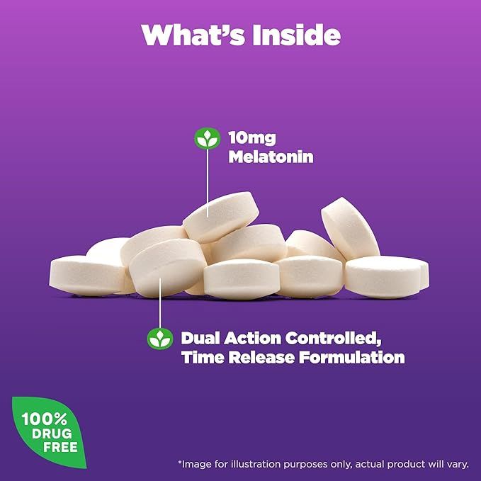 Natrol, Melatonin Sleep 10 Mg Time Release 60 Tab