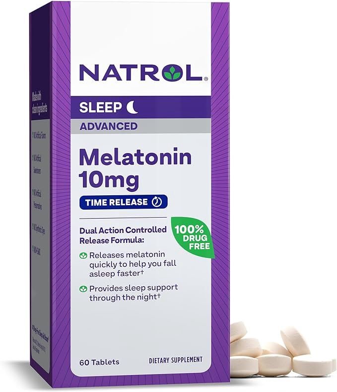 Natrol, Melatonin Sleep 10 Mg Time Release 60 Tab