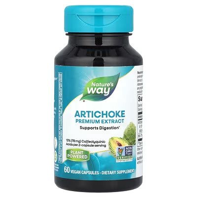 Natures Way , Artichoke (Std) / 60 Veg Capsules