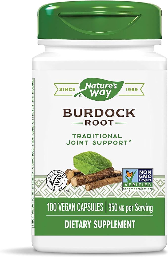 Natures Way , Burdock Root / 100 Vegan Capsules