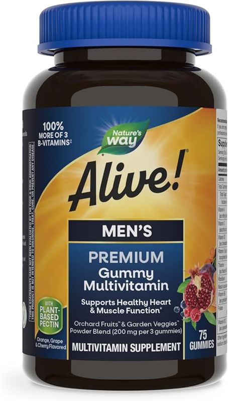Natures Way , Alive! Men’S Gummy Multi / 75 Ct Natures Way , Alive! Men’S Gummy Multi / 75 Ct