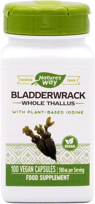 Natures Way , Bladderwrack / 100 Vegan Capsules