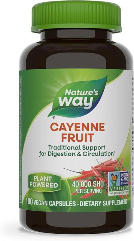 Natures Way , Cayenne Pepper 40,000 Shu Potency Natures Way , Cayenne Pepper 40,000 Shu Potency