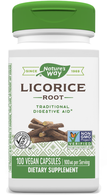 Natures Way , Licorice Root / 100 Veg Capsules