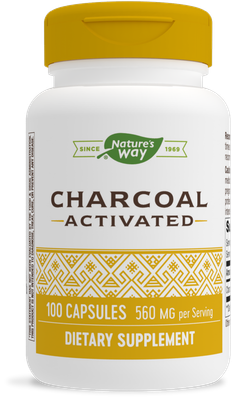 Natures Way , Nature’S Way, Activated Charcoal, 100 Capsules